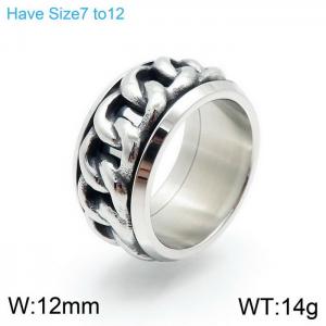Stainless Steel Special Ring - KR92899-K