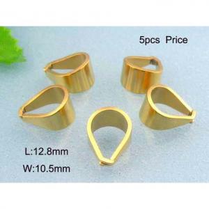 Stainless Steel Pendant Clasp--5pcs Pirce Melon seed clasp - KRP1280