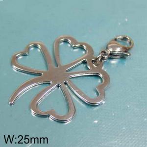 Stainless Steel Charms with Lobster - KRP760-Z