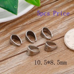 Fashionable and minimalist stainless steel melon seed buckle handmade DIY jewelry accessories - KRP891