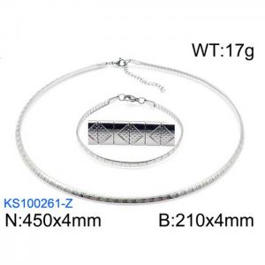 SS Jewelry Set(Most Women) - KS100261-Z