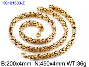 SS Jewelry Set(Most Men) - KS101500-Z