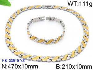 SS Jewelry Set(Most Men) - KS103519-YZ