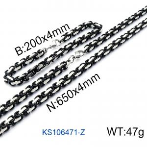 SS Jewelry Set(Most Men) - KS106471-Z