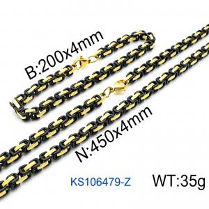 SS Jewelry Set(Most Men) - KS106479-Z