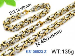 SS Jewelry Set(Most Men) - KS106523-Z