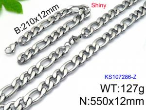 SS Jewelry Set(Most Men) - KS107286-Z