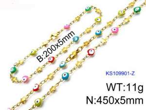 SS Jewelry Set(Most Men) - KS109901-Z