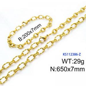 SS Jewelry Set(Most Men) - KS112386-Z