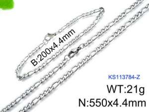 SS Jewelry Set(Most Men) - KS113784-Z