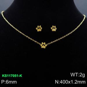 SS Jewelry Set(Most Women) - KS117051-K