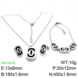 SS Jewelry Set(Most Women) - KS118172-KSP