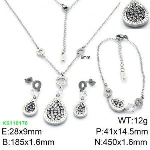 SS Jewelry Set(Most Women) - KS118176-KSP