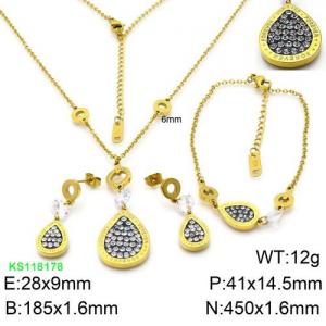 SS Jewelry Set(Most Women) - KS118178-KSP