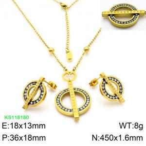 SS Jewelry Set(Most Women) - KS118180-KSP