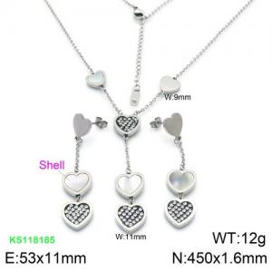 SS Jewelry Set(Most Women) - KS118185-KSP