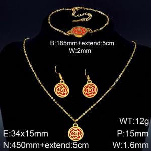 SS Jewelry Set(Most Women) - KS120844-KSP
