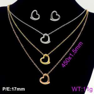 SS Jewelry Set(Most Women) - KS121583-Z