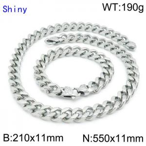 SS Jewelry Set(Most Men) - KS135920-Z