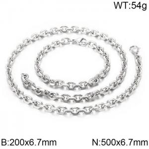 SS Jewelry Set(Most Men) - KS136944-Z