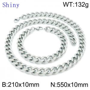 SS Jewelry Set(Most Men) - KS138885-ZC
