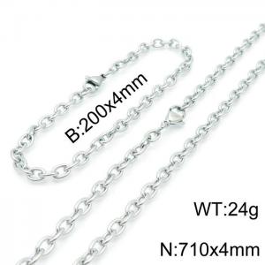 SS Jewelry Set(Most Men) - KS139002-Z