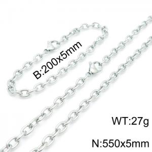 SS Jewelry Set(Most Men) - KS139013-Z