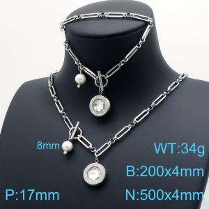 SS Jewelry Set(Most Women) - KS139444-Z