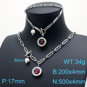 SS Jewelry Set(Most Women) - KS139446-Z