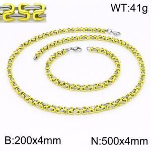 SS Jewelry Set(Most Men) - KS141708-Z
