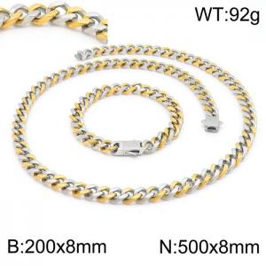 SS Jewelry Set(Most Men) - KS141772-Z