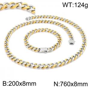 SS Jewelry Set(Most Men) - KS141777-Z