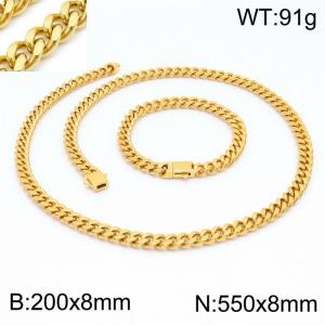 SS Jewelry Set(Most Men) - KS141781-Z
