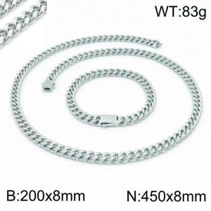 SS Jewelry Set(Most Men) - KS141787-Z