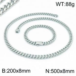 SS Jewelry Set(Most Men) - KS141788-Z
