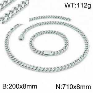 SS Jewelry Set(Most Men) - KS141792-Z