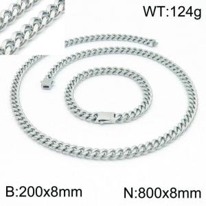 SS Jewelry Set(Most Men) - KS141794-Z