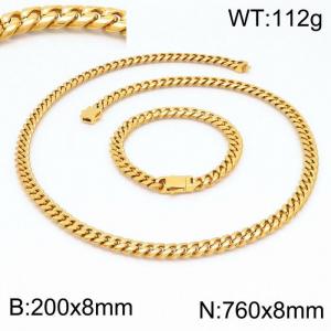 SS Jewelry Set(Most Men) - KS141801-Z