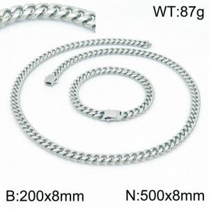 SS Jewelry Set(Most Men) - KS141804-Z
