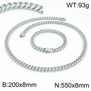 SS Jewelry Set(Most Men) - KS141805-Z