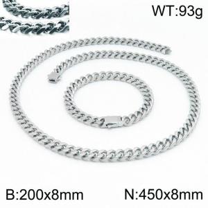 SS Jewelry Set(Most Men) - KS141811-Z
