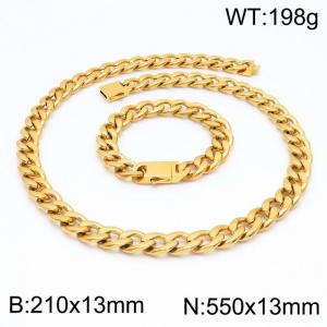 SS Jewelry Set(Most Men) - KS141829-Z