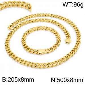 SS Jewelry Set(Most Men) - KS141860-Z