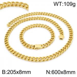 SS Jewelry Set(Most Men) - KS141862-Z