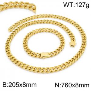SS Jewelry Set(Most Men) - KS141865-Z