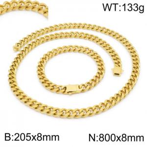 SS Jewelry Set(Most Men) - KS141866-Z
