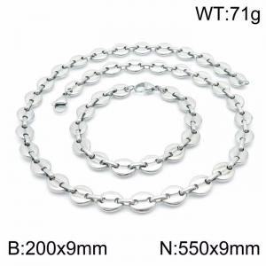 SS Jewelry Set(Most Men) - KS142227-Z