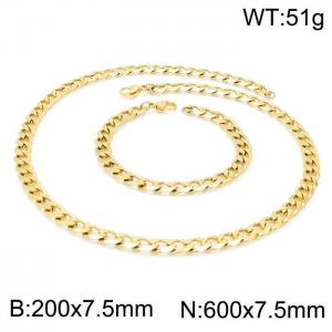 SS Jewelry Set(Most Men) - KS142516-Z