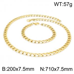 SS Jewelry Set(Most Men) - KS142518-Z