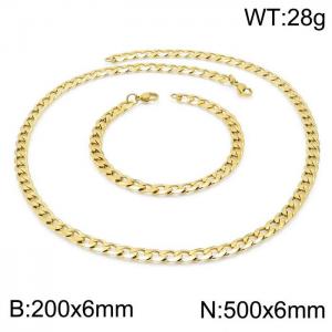 SS Jewelry Set(Most Men) - KS142522-Z